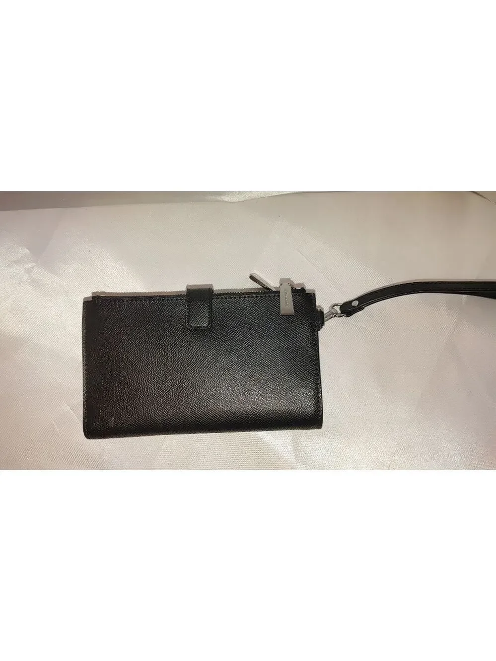 Michael Kors Jet Set Large Double Zip Saffiano Wristlet Wallet